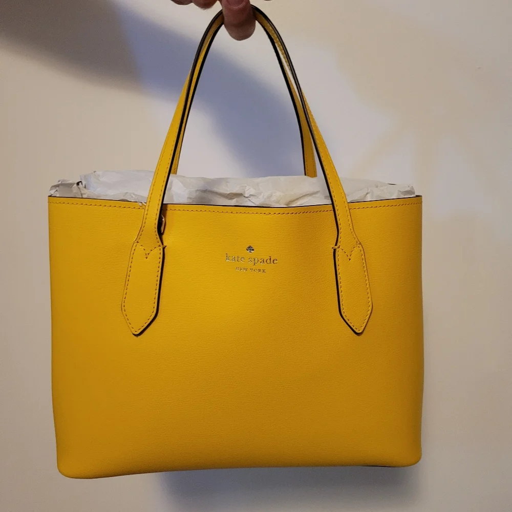 Kate Spade NWT Harper Satchel in Sunflower Field - Picture 7 of 10